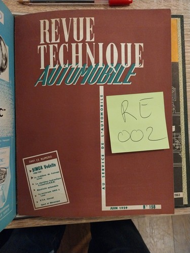 Revue technique simca - revue,