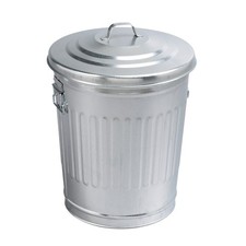 guillouard poubelle americaine en acier galvanisé 30l 080340 