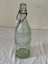 Bouteille en verre Brasserie Wagner avec bouchon en porcelaine 1 litre
