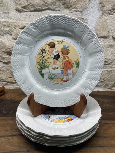 Lot assiettes anciennes - lot,