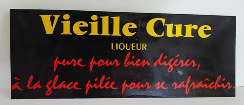 Tôle publicitaire ancienne - tôle,