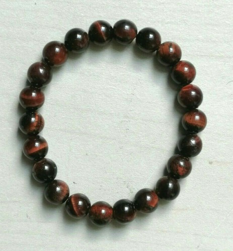 Bracelet oeil tigre rouge - , de