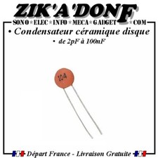 Condensateur céramique disque