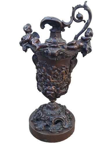 Aiguière bronze epoque - ,