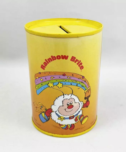 Rainbow brite tin money - brite,