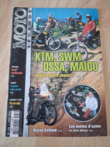 Moto légende 136 2003 enduro
