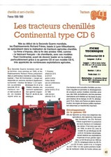 TRACTEUR CONTINENTAL TYPE CD 6