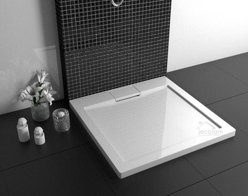 Receveur douche carré plat - de,