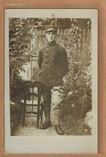 Cpa Carte Photo militaire 7e RI infanterie de Cahors m385