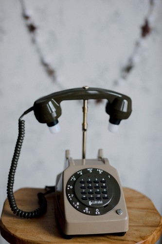 Téléphone vintage recyclé