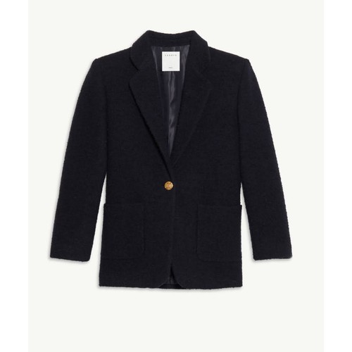 Sandro severine navy tweed - navy,