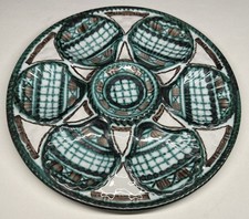 Rare Assiette À Huîtres R.P
