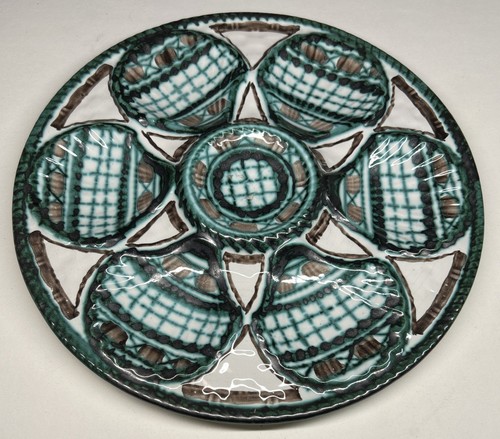 Rare assiette huîtres - assiette, r.p