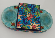 Double cendrier boite tabac ou