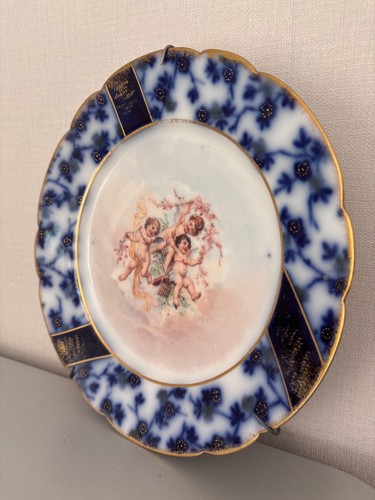 Antique limoges plate cfh gdm - antique,