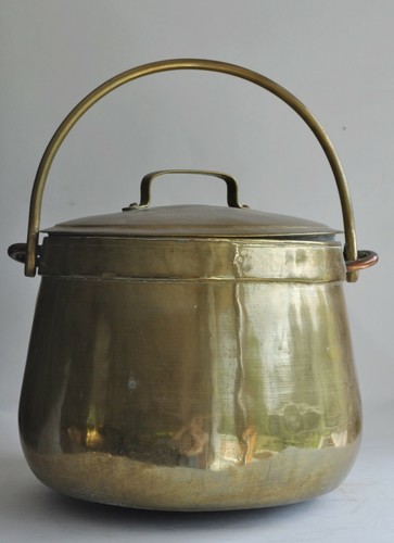 Chaudron couvert cuivre - chaudron, en