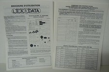 LEXIDATA brochure d'utilisation ( originale )