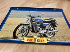 Suzuki GT125 X4 1981 125 GT X-4 fiche carte moto passion collection Atlas