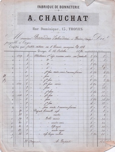 Troyes bonnetier chauchat - troyes,