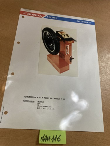 Honda service moto - , équipement
