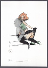 MICHETZ . EX-LIBRIS N&S 35 EXEMPLAIRES . PIN-UP ( YA130 )