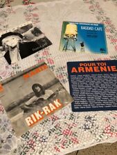 1 LOT DE 4 DISQUE VYNIL 45 t