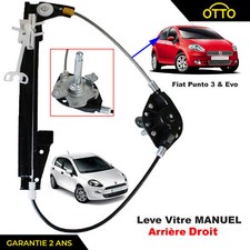 Leve Vitre Manuel Arriere Droit PASSAGER pour FIAT GRANDE PUNTO 3 EVO 51723323