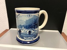 Coupe d'année de Delft, tasse d'année 12,7 cm. Pichet 1987. Excellent état
