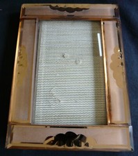 Cadre photo verrerie de Vianne (47) – Artisanat vintage rare REF 4269