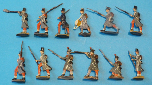 Plats étain zinnfiguren - plats,