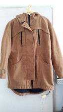 Asos Parka épais avec capuche Oversize camel moutarde T S
