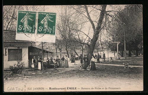 Cpa ile jambon - cpa, jambon,