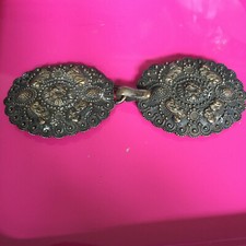 boucle de cape metal argenté