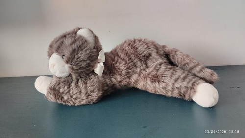 Peluche chat tigré - g/,