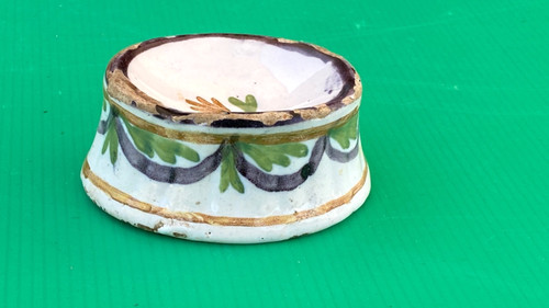 Ancien saleron faience - ancien,