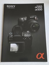 Sony Alpha 550 et 500 reflex