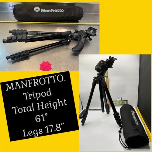 Manfrotto aluminium tripod - aluminium,