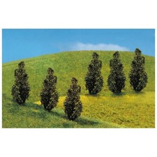 6 PREMIUM Thuyas  - Faller 181229 - HO 1/87, TT 1/120, N 1/160