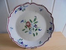 ASSIETTE ANCIENNE FAIENCE DE LA ROCHELLE 18è/19ème