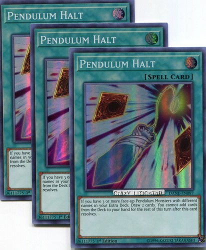 Oh pendulum halt 1st - yu-gi-oh,
