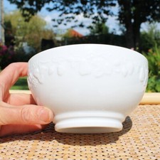Bol à déjeuner en porcelaine de Limoges / Deshoulières modèle California ø 14 cm