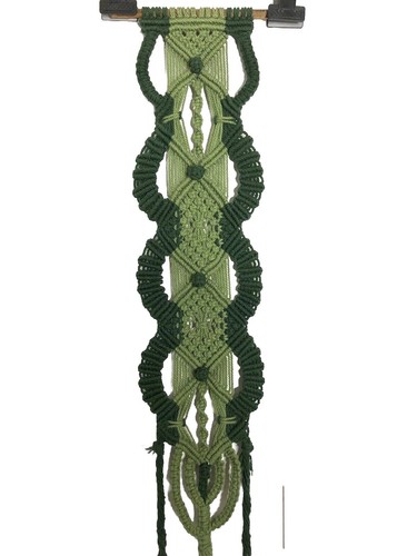 Macramé vintage fait la - fait,