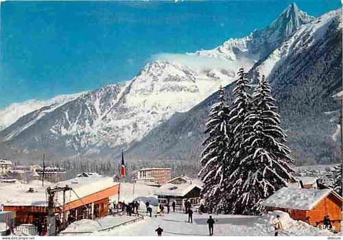 Carte postale chamonix - postale,
