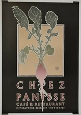 Lance Goines David Chez Panisse Café & Restaurant 1997 Affiche Originale Pub