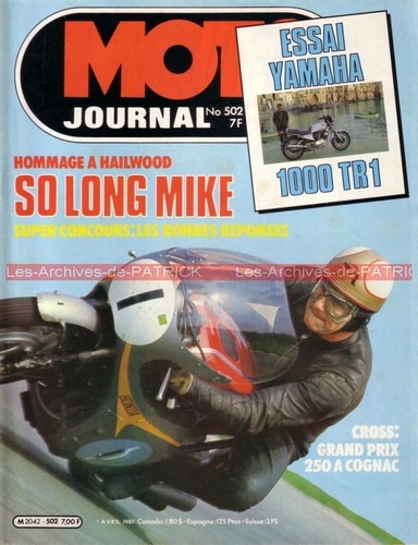Moto journal 502 essai - moto,