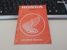 honda amigo, rare manuel du proprietaire