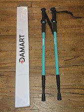 DAMART LOT DE 2 BATONS DE MARCHE PLIABLES NOIR/VERT