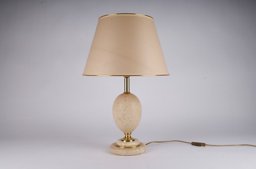 Lampe oeuf autruche vintage - d'autruche,