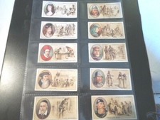 1933 Mitchell & Son Célèbres Scotts Rob Roy Ensemble 50 Cartes Tabac Cigare Rare