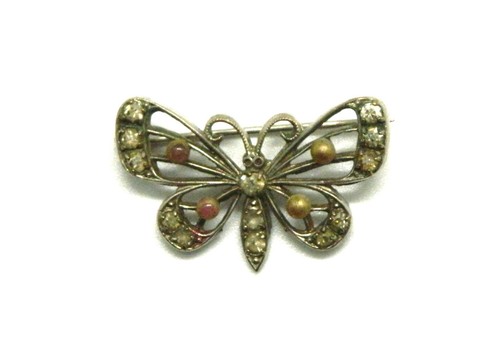 Jolie broche papillon - , en